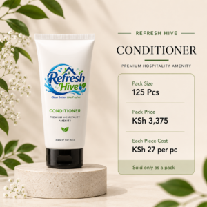 Premium Hotel Hair Conditioner 30ml for Hotels Resorts and Airbnb Kenya